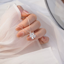 Dây chuyền bạc nữ LAMY Four Leaf Heart Love Necklace Silver 6343 - Dây chuyền bạc ta