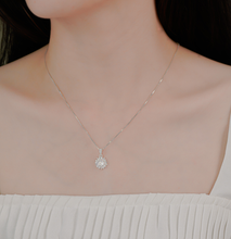 Dây chuyền bạc nữ LAMY Stone Snowflake Necklace Silver 6334 - Dây chuyền bạc ta