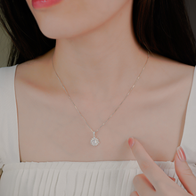 Dây chuyền bạc nữ LAMY Stone Snowflake Necklace Silver 6334 - Dây chuyền bạc ta