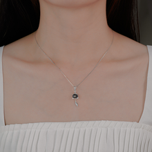 Dây chuyền bạc nữ LAMY Fish Moonstone Pendant Necklace Silver 6300BL - Dây chuyền bạc ta