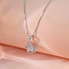 Dây chuyền kim cương Moissanite LAMY Floral Light 6 ly kiểm định GRA CDEDN006 - Hàng chính hãng đã kiểm định