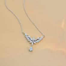 Dây chuyền kim cương Moissanite LAMY cổ yến đá chủ 6.5 ly CDEDN033WH - Hàng chính hãng đã kiểm định