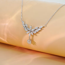 Dây chuyền kim cương Moissanite LAMY cổ yến đá chủ 6.5 ly CDEDN033WH - Hàng chính hãng đã kiểm định