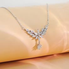 Dây chuyền kim cương Moissanite LAMY cổ yến đá chủ 6.5 ly CDEDN033WH - Hàng chính hãng đã kiểm định