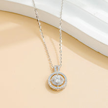 Dây chuyền kim cương Moissanite LAMY Double Aura 4 ly kiểm định GRA CDEDN003 - Hàng chính hãng đã kiểm định