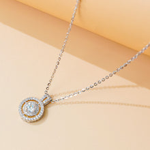 Dây chuyền kim cương Moissanite LAMY Double Aura 4 ly kiểm định GRA CDEDN003 - Hàng chính hãng đã kiểm định