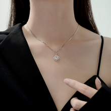 Dây chuyền kim cương Moissanite LAMY Floral Light 6 ly kiểm định GRA CDEDN006 - Hàng chính hãng đã kiểm định