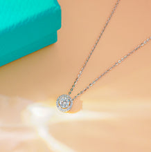 Dây chuyền kim cương Moissanite LAMY Halo Glow 5 ly kiểm định GRA CDEDN004 - Hàng chính hãng đã kiểm định