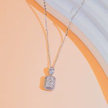 Dây chuyền kim cương Moissanite LAMY Radiant Grace kiểm định GRA CDEDN009 - Hàng chính hãng đã kiểm định