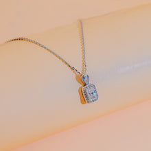 Dây chuyền kim cương Moissanite LAMY Radiant Grace kiểm định GRA CDEDN009 - Hàng chính hãng đã kiểm định