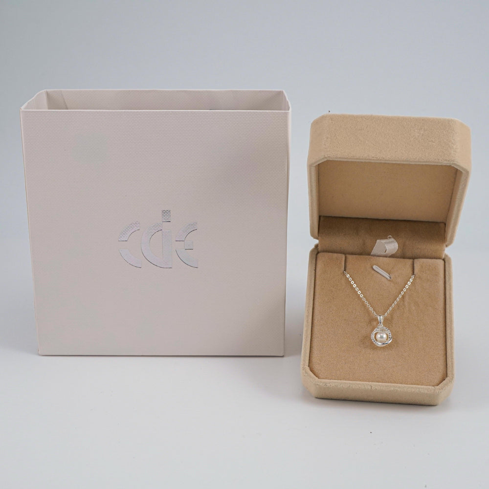 Pearl Pendant Necklace Silver - 6368SV