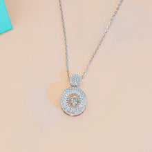 Dây chuyền kim cương Moissanite LAMY Imperial Halo 5 ly kiểm định GRA CDEDN011 - Hàng chính hãng đã kiểm định