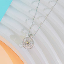 Dây chuyền kim cương Moissanite LAMY Imperial Halo 5 ly kiểm định GRA CDEDN011 - Hàng chính hãng đã kiểm định