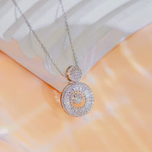 Dây chuyền kim cương Moissanite LAMY Imperial Halo 5 ly kiểm định GRA CDEDN011 - Hàng chính hãng đã kiểm định