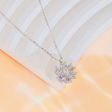 Dây chuyền kim cương Moissanite LAMY Snowlight Bloom 5 ly kiểm định GRA CDEDN010 - Hàng chính hãng đã kiểm định