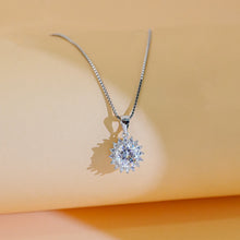 Dây chuyền kim cương Moissanite LAMY Blossom Luxe 6.5 ly kiểm định GRA CDEDN022WH - Hàng chính hãng đã kiểm định