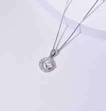 Dây chuyền kim cương Moissanite LAMY Crescent Shine 5 ly kiểm định GRA CDEDN005 - Hàng chính hãng đã kiểm định