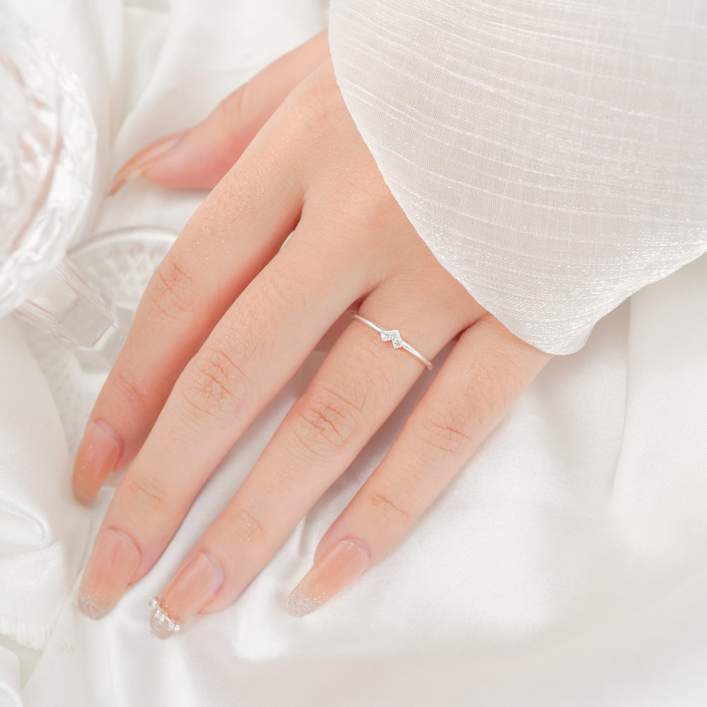 Heart Fragile Ring Silver - 8176SV