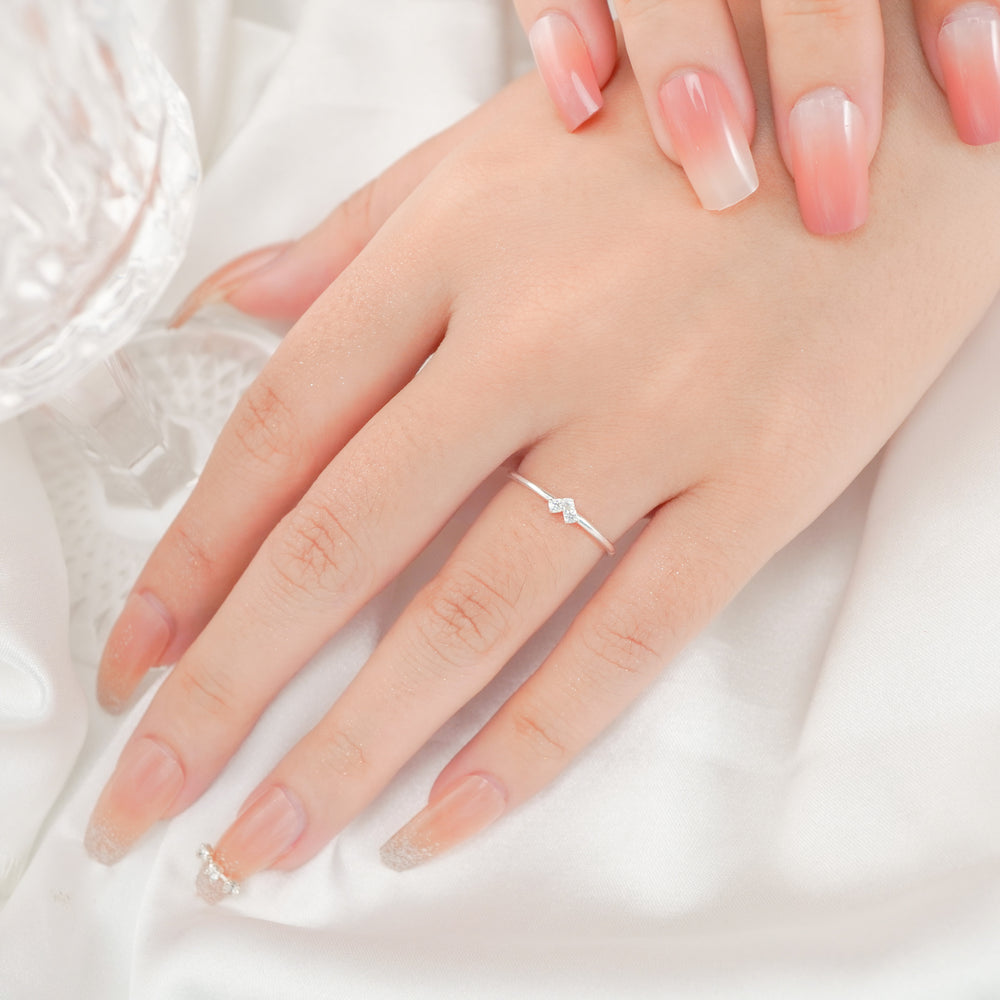 Heart Fragile Ring Silver - 8176SV