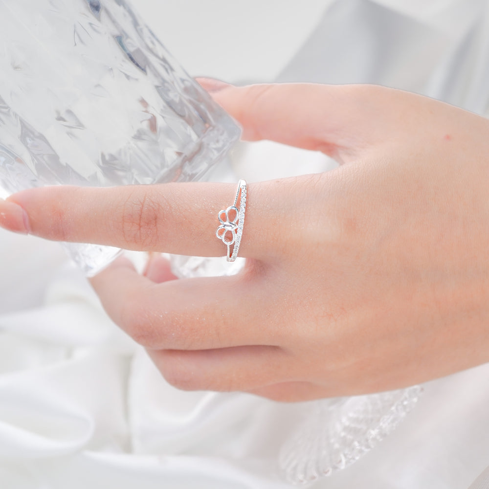 Classic Bow Ring Silver - 8340SV