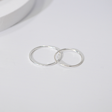 Nhẫn Bạc Nữ LAMY Basic Circle Couple Ring Silver CDE8307SV - Nhẫn bạc ta cao cấp