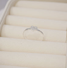 Nhẫn bạc CDE Heart Stone Ring Silver CDE8376 - Nhẫn bạc ta cao cấp