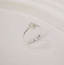 Nhẫn bạc nữ LAMY Rainbow Moonstone Silver Ring CDE8352 - Nhẫn bạc ta cao cấp