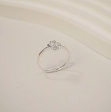 Nhẫn bạc LAMY Four Leaf Stone Ring Silver CDE8350- Nhẫn bạc ta cao cấp