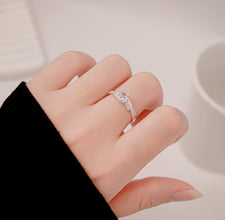 Nhẫn Bạc Nữ CDE Elegant Stone Ring Silver CDE8381 - Nhẫn bạc ta cao cấp