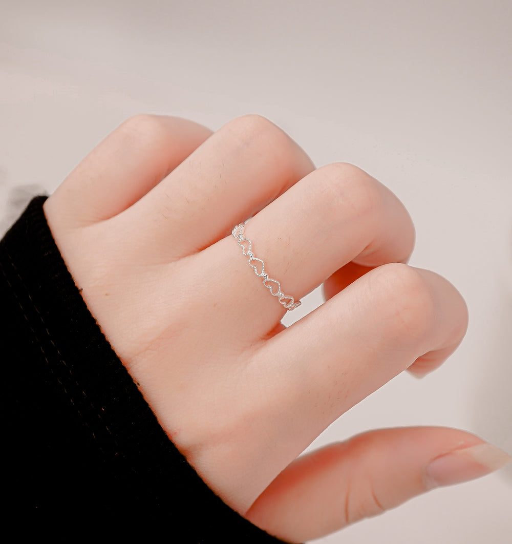 Love Goes Round Ring Silver - 8378SV