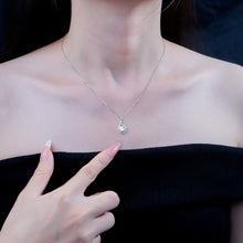 Dây chuyền kim cương Moissanite LAMY Teardrop Halo CDEDN038WH - Hàng chính hãng đã kiểm định