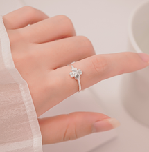 Nhẫn bạc LAMY Four Leaf Stone Ring Silver CDE8350- Nhẫn bạc ta cao cấp