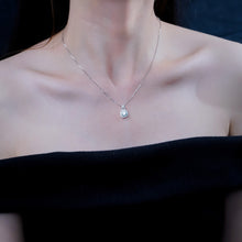 Dây chuyền kim cương Moissanite LAMY Harmony Halo 6.0 ly CDEDN055WH - Hàng chính hãng đã kiểm định