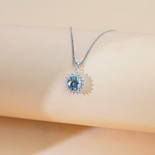 Dây chuyền kim cương Moissanite LAMY Midnight Blossom 6.5 ly kiểm định GRA CDEDN022BE - Hàng chính hãng đã kiểm định