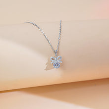 Dây chuyền kim cương Moissanite LAMY Nơ xinh 4 ly kiểm định GRA CDEDN024WH - Hàng chính hãng đã kiểm định