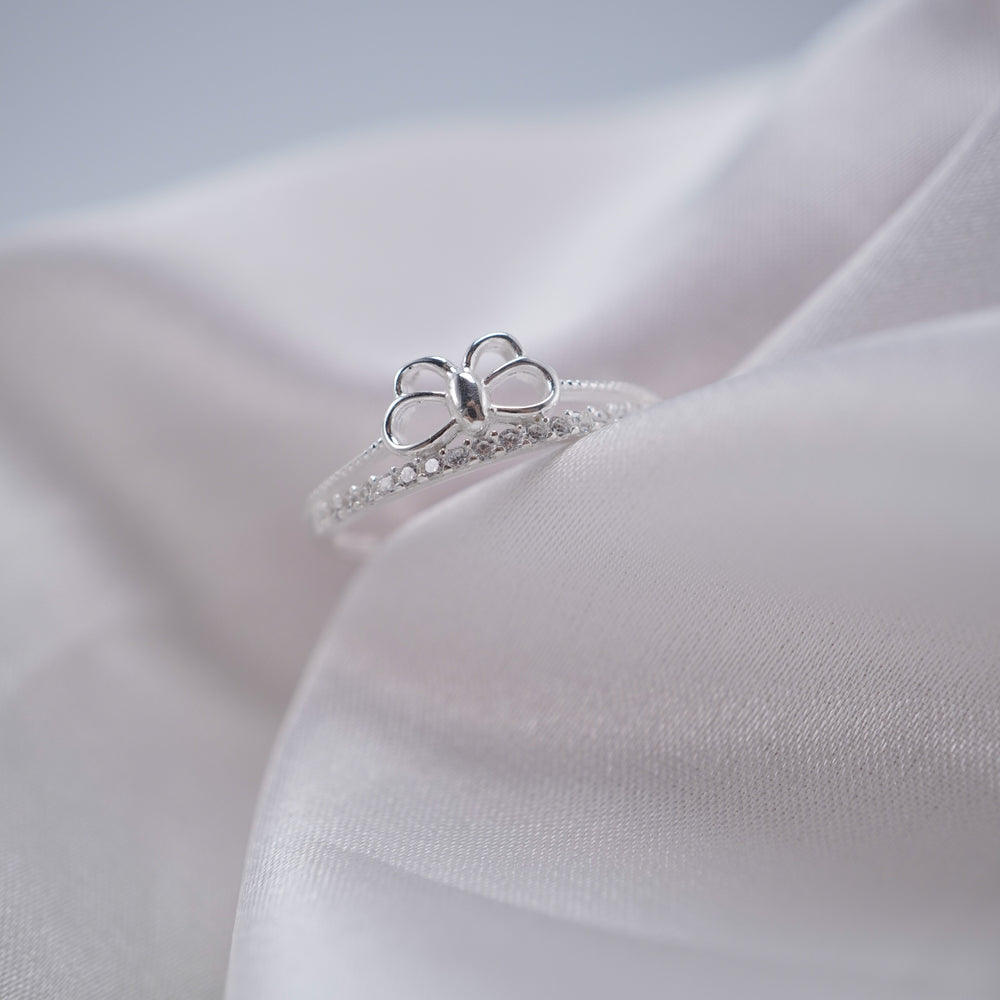 Classic Bow Ring Silver - 8340SV