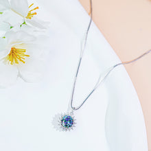 Dây chuyền kim cương Moissanite LAMY Midnight Blossom 6.5 ly kiểm định GRA CDEDN022BE - Hàng chính hãng đã kiểm định