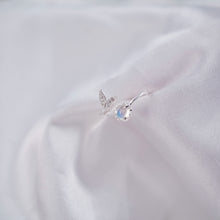 Nhẫn bạc nữ LAMY Cute Ocean Fish Mermaid Tail Ring Silver CDE8342SV - Nhẫn bạc ta cao cấp