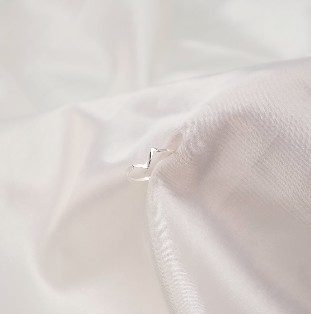 Lightning Bolt Ring Silver - 8329SV