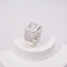 Nhẫn bạc nam CDE Luxurious Square Stone Silver Ring CDE8362- Nhẫn bạc ta