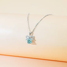 Dây chuyền kim cương Moissanite LAMY Nơ xinh 4 ly xanh CDEDN024GR - Hàng chính hãng đã kiểm định