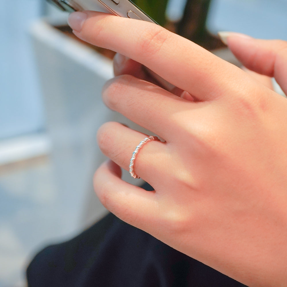 Elegant Classic Ring Silver - 8328SV
