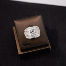 Nhẫn bạc nam CDE Unique Shiny Square Silver Ring CDE8363- Nhẫn bạc ta