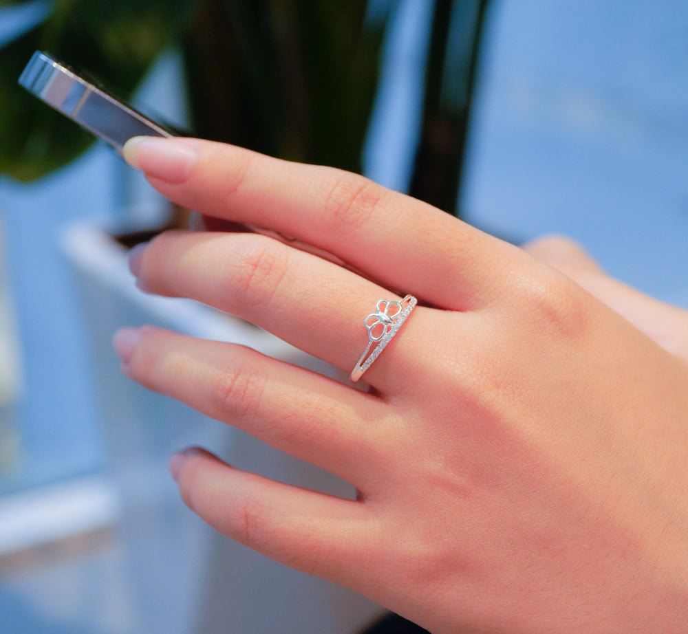 Classic Bow Ring Silver - 8340SV