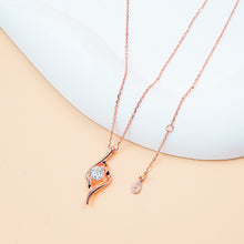 Dây chuyền kim cương Moissanite LAMY Graceful Curve 5.0 ly CDEDN043RG - Hàng chính hãng đã kiểm định