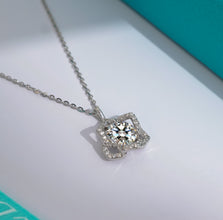 Dây chuyền kim cương Moissanite LAMY Trái tim hoa tuyết 6.5 ly CDEDN026WH - Hàng chính hãng đã kiểm định