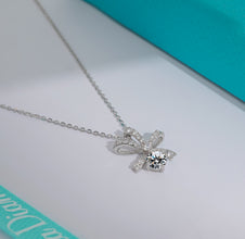 Dây chuyền kim cương Moissanite LAMY Artistic Ribbon 5.0 ly CDEDN040WH - Hàng chính hãng đã kiểm định