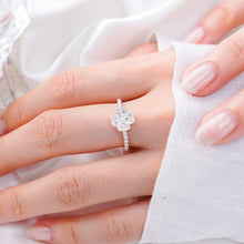 Nhẫn bạc nữ LAMY Four Leaf Silver Ring CDE8258