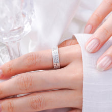 Nhẫn bạc nam nữ LAMY Nhẫn Kim tiền đính đá Lovely Ring CDE8267