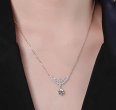 Dây chuyền kim cương Moissanite LAMY cổ yến đá chủ 6.5 ly CDEDN033WH - Hàng chính hãng đã kiểm định